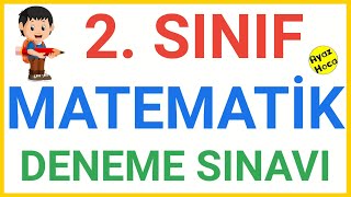 2 Sınıf Matematik Deneme Sınavı  2 Sınıf Dersleri  Test Soruları [upl. by Vanna]