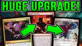 VIOLENT TRICKERY UPGRADE Mississippi River — Legacy Outburst Cascade Combo  Magic The Gathering [upl. by Yuzik]