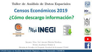 INEGI Censos Económicos 2019 ¿Cómo consultar y descargar información [upl. by Amethyst322]