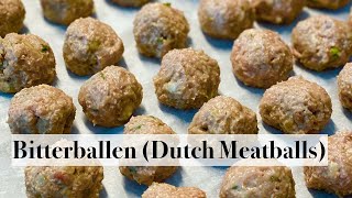 Bitterballen Dutch meatballs ‘The easy way’ [upl. by Ramraj]