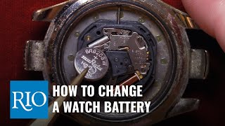 How to Change a Watch Battery [upl. by Leeban]