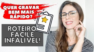 Como fazer roteiro para videos e gravar muito mais rápido  Youtube IGTV Videoaulas Webinários [upl. by Onairpic]