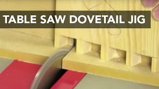 Table Saw Dovetail Jig [upl. by Irrab]