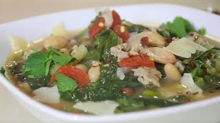 Minestra alla Napoletana  Escarole Sausage amp White Bean Soup [upl. by Ashbaugh]