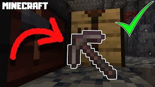 MINECRAFT  How to Make NETHERITE PICKAXE 1161 [upl. by Ralph]