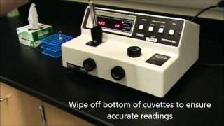 How To Use A Spectrophotometer [upl. by Ecam]