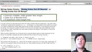 CodingBat 2  Java String Substring [upl. by Racso764]