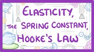 GCSE Physics  Elasticity spring constant and Hookes Law 44 [upl. by Gerhard]