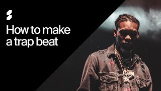 How to make a trap beat  Soundation tutorials [upl. by Minerva]