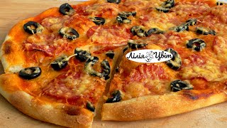 ПІЦА  ЯК В ПІЦЕРІЇ 🍕 РЕЦЕПТ ПІЦИ НА ТОНКОМУ ТІСТІ 🍕 Домашня піца рецепт 🍕 ТІСТО ДЛЯ ПІЦИ [upl. by Norabal]