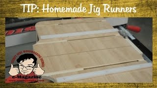 Making table saw jig runners How to adjust a sled fence [upl. by Ahsila845]