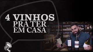 4 VINHOS BÁSICOS PARA TER EM CASA [upl. by Hourigan]