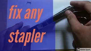 how to fix  repair a stapler [upl. by Saiasi337]