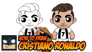 How to Draw Ronaldo  Cartooning Club Tutorial [upl. by Enitram70]