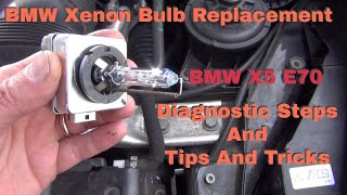 BMW Xenon Bulb Failure And Replacement [upl. by Vano607]