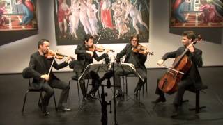 Quatuor Ebène  WA Mozart Divertimento F major KV 138 [upl. by Anissa536]