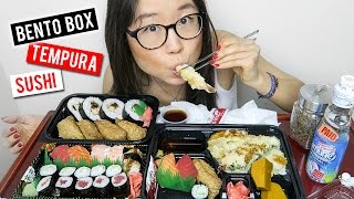 Japanese Bento Box amp Sushi MUKBANG [upl. by Marala]