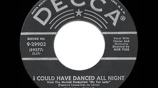 1956 HITS ARCHIVE I Could Have Danced All Night  Sylvia Syms [upl. by Anawed348]