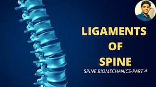 LIGAMENTS OF SPINE  SPINE BIOMECHANICS Part 4 [upl. by Nanine43]