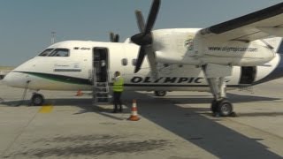 Olympic Dash 8102Flight OA68 AthensSkiathosScenic Flight in Full HD [upl. by Mireille]