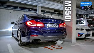 2018 BMW M550i 44 V8  ColdStart SOUND 60FPS [upl. by Salomone]