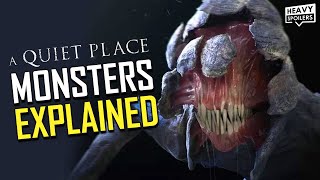 A QUIET PLACE Part 2 Monsters Explained Alien Origins Theories And The Detail Everyone Missed [upl. by Atlas632]