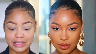 Full Face of Fenty Beauty  Soft Glam Tutorial [upl. by Ydnyl789]