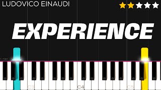 Ludovico Einaudi  Experience  EASY Piano Tutorial [upl. by Felise7]