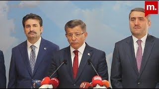 Ahmet Davutoğlu gözleri dolu bir şekilde istifa etti [upl. by Ansel]