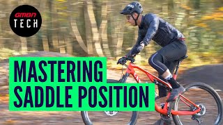 Everything You Need To Know About MTB Saddle Position  GMBN Guide To Bike Setup [upl. by Elleuqar370]