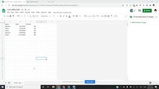 Google Sheets Lock Cell After Edit [upl. by Avrom]