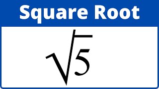 Square Root of 5 Simplified [upl. by Dlanar]