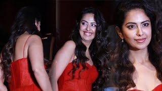 Actress Avika Gor EXCLUSIVE Visuals At BRO Movie Premiere  TFPC [upl. by Siuqramed]