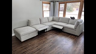 Thomasville Rockford 6piece sectional from Costco 2022 [upl. by Arabelle]