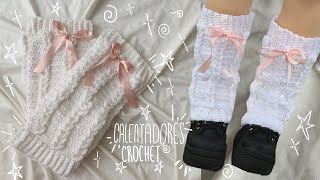 Calentadores crochet [upl. by Knick]