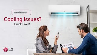 LG Split AC Troubleshooting Cooling Issues Quick Fixes [upl. by Llerahc459]