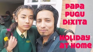 Papa Pugu Dixita coming home  vlog [upl. by Nagel]