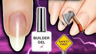 How To Remove Builder Gel At Home Safely [upl. by Noira]