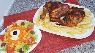 Poulet rôti  la meilleure recette  مطبخ أم وليد Oum Walid [upl. by Atinar]