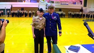 JROTC cadet saves a life and receives an award [upl. by Outlaw]