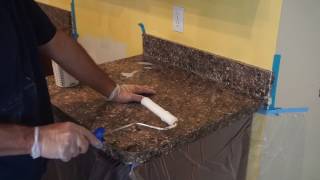 CrystalTop Sealer for Painted Countertops [upl. by Euqinobe]