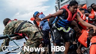 Italy Is Paying Libya To Intercept Migrants On The Mediterranean HBO [upl. by Loma]