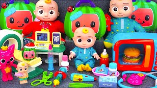 68 Minutes Satisfying with Unboxing COCOMELON Doctor Toys Kitchen Playset Collection ASMR [upl. by Ericksen]