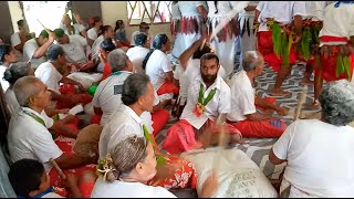 Tautoga Traditional Dance Performed on Fara during Christmas in Rotuma [upl. by Malarkey]