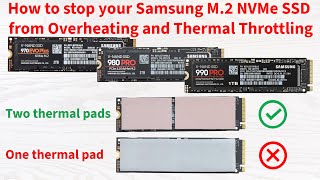 Stop your Samsung NVMe SSD from Overheating and Thermal Throttling [upl. by Fesuoy]