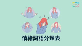 關顧系列：情緒詞語分類表 [upl. by Drogin475]