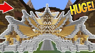 ONLY HUGE BUILDS CHALLENGE Minecraft Build Battle [upl. by Kciredes443]