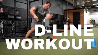 FOOTBALL DRILLS  DEFENSIVE LINE WORKOUT AND TECHNIQUE [upl. by Dublin892]