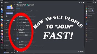 How to get people to JOIN YOUR DISCORD SERVER [upl. by Sdlonyer]