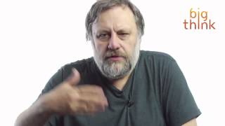 Slavoj Žižek Dont Act Just Think  Big Think [upl. by Odelinda]